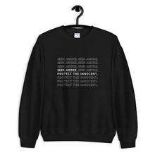 Load image into Gallery viewer, Seek Justice. Protect the Innocent. | Unisex Sweatshirt