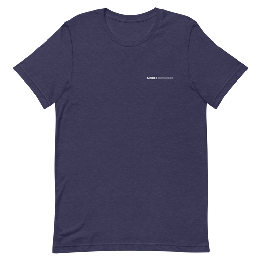 Mobile Unpacked | Navy Unisex T-shirt