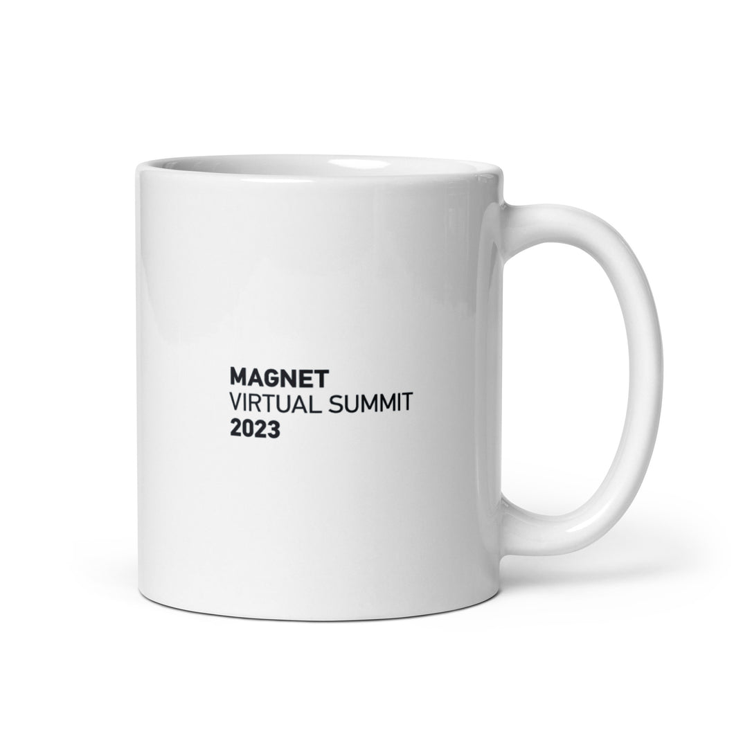 MVS 2023 Blue Logo | White Glossy Mug